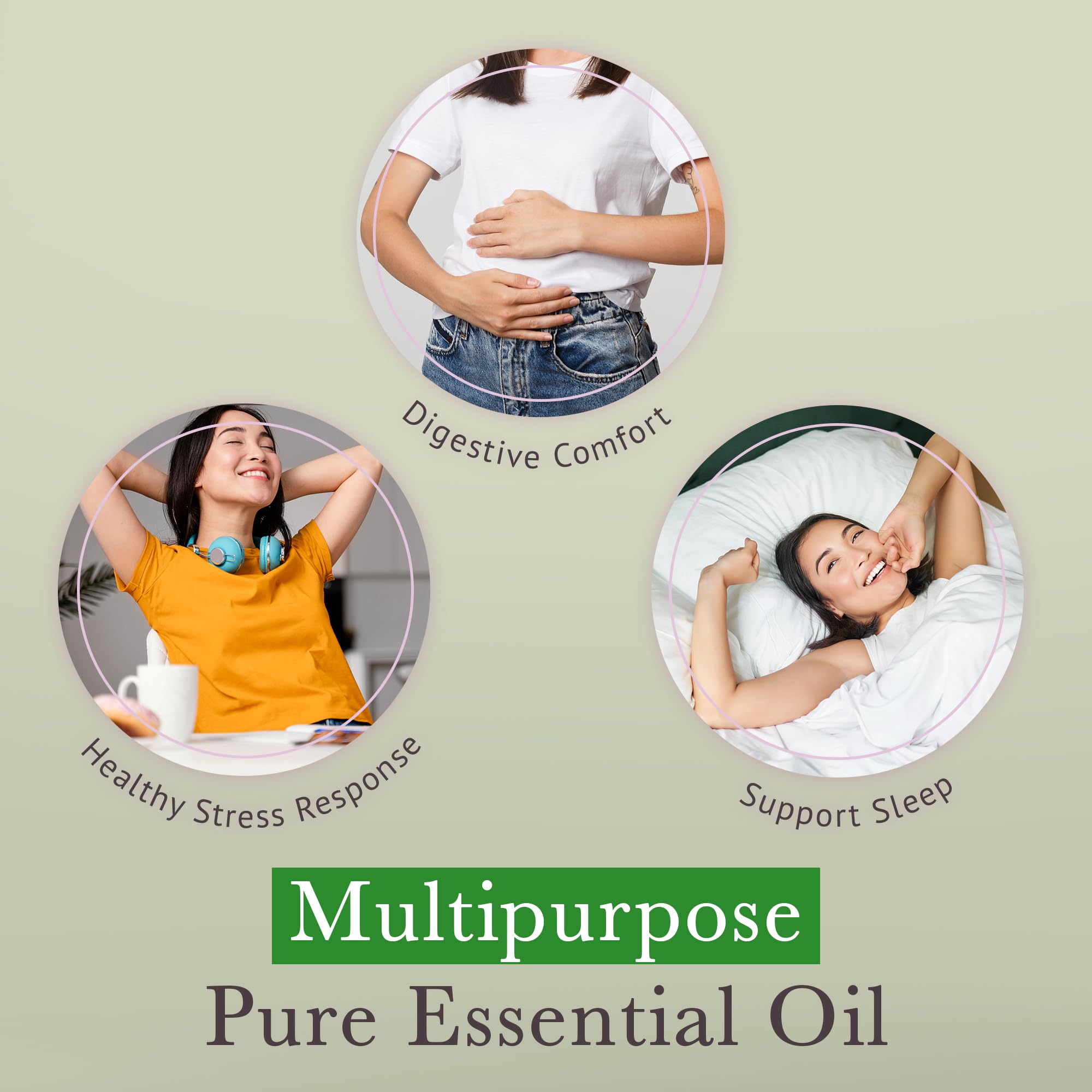 Image illustrating the organic lavender essential oil ingredients