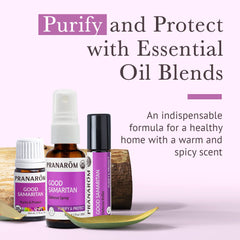 Three 10ml bottles of Good Samaritan essential oil blend