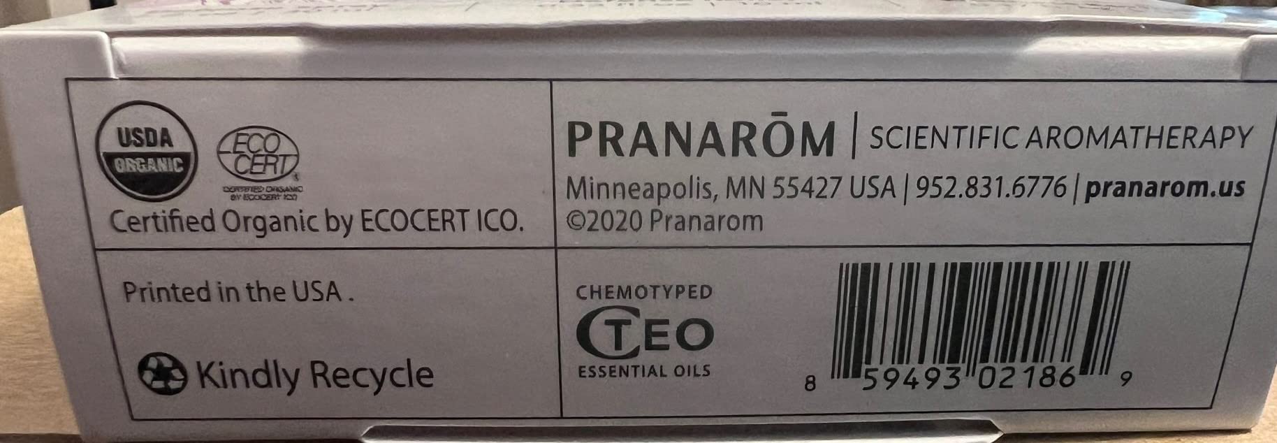 Eco-friendly packaging for Pranarom Good Samaritan kit