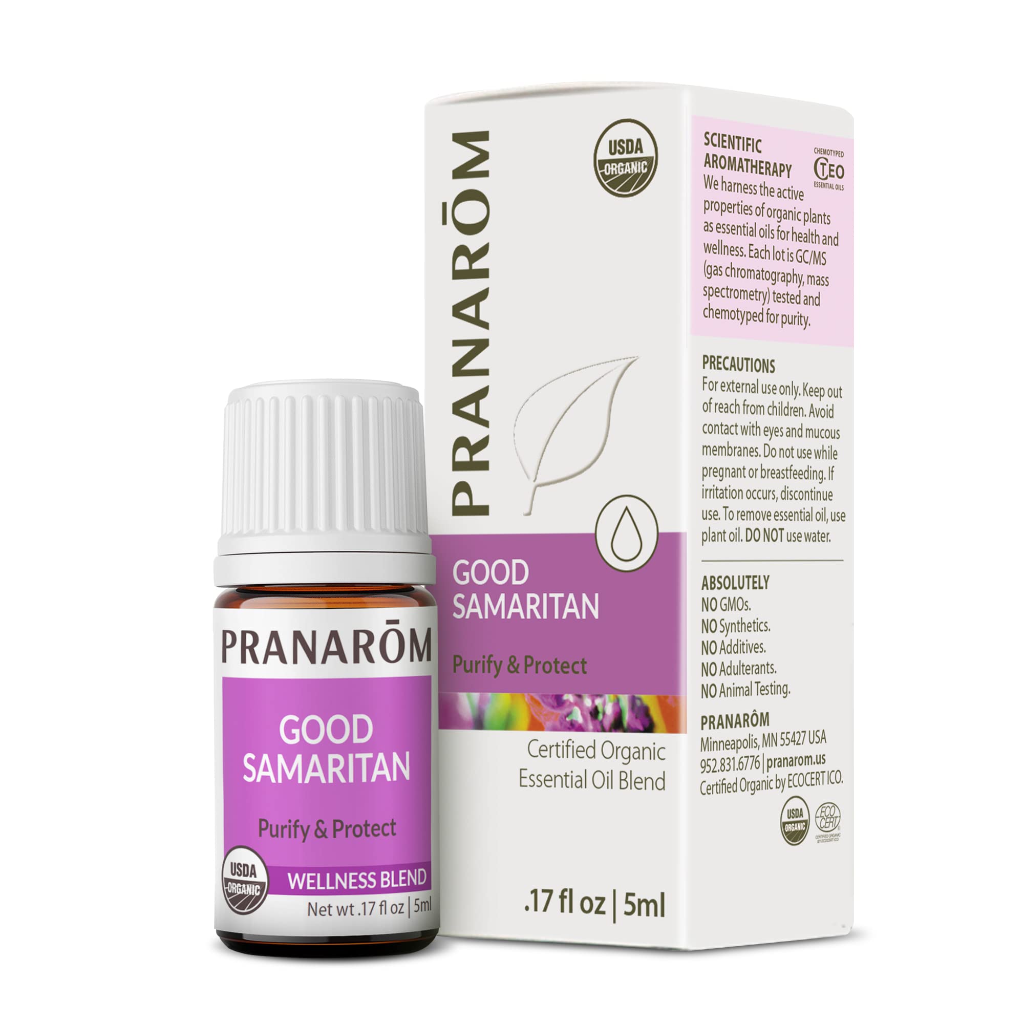 Pranarom Good Samaritan Essential Oil Blend 5ml bottle with label