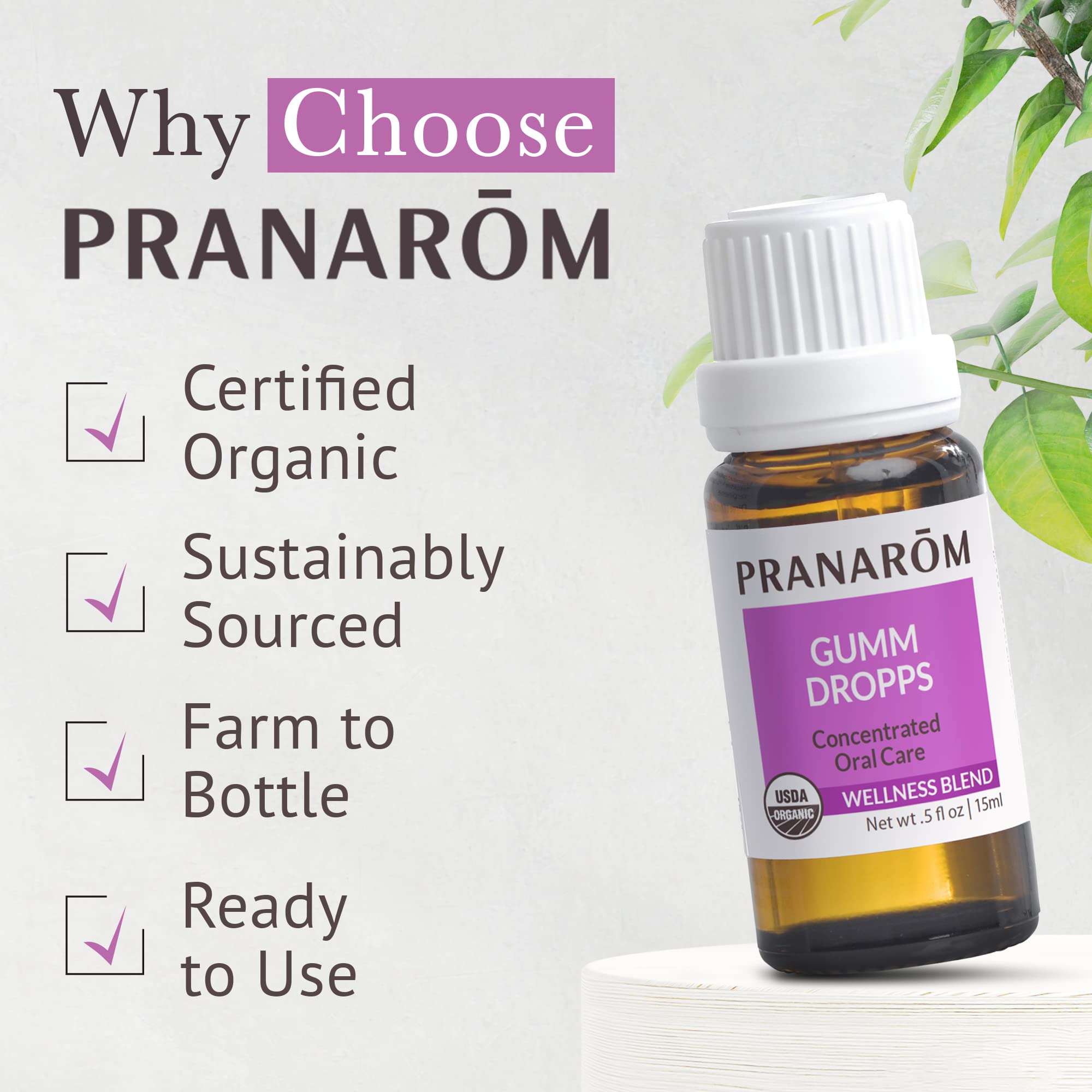 Gumm Dropps for oral care with minty fresh breath