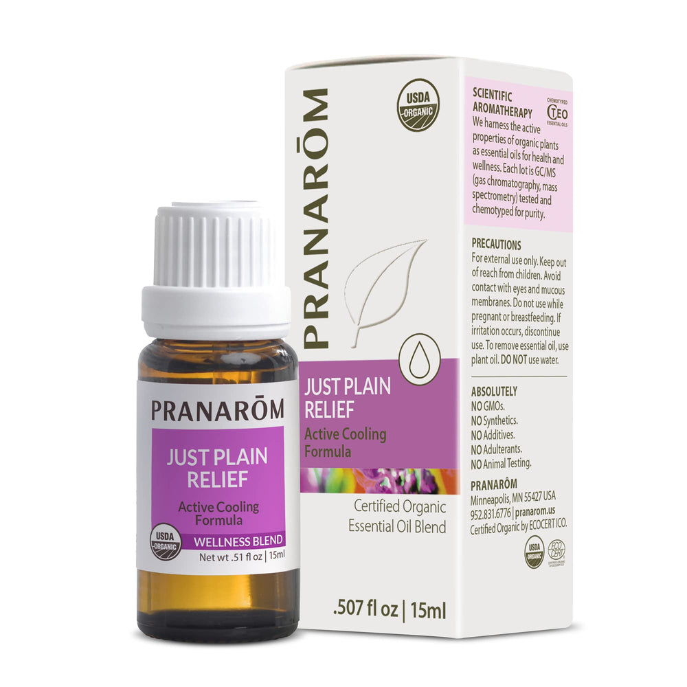 Pranarom Just Plain Relief 15ml essential oil bottle