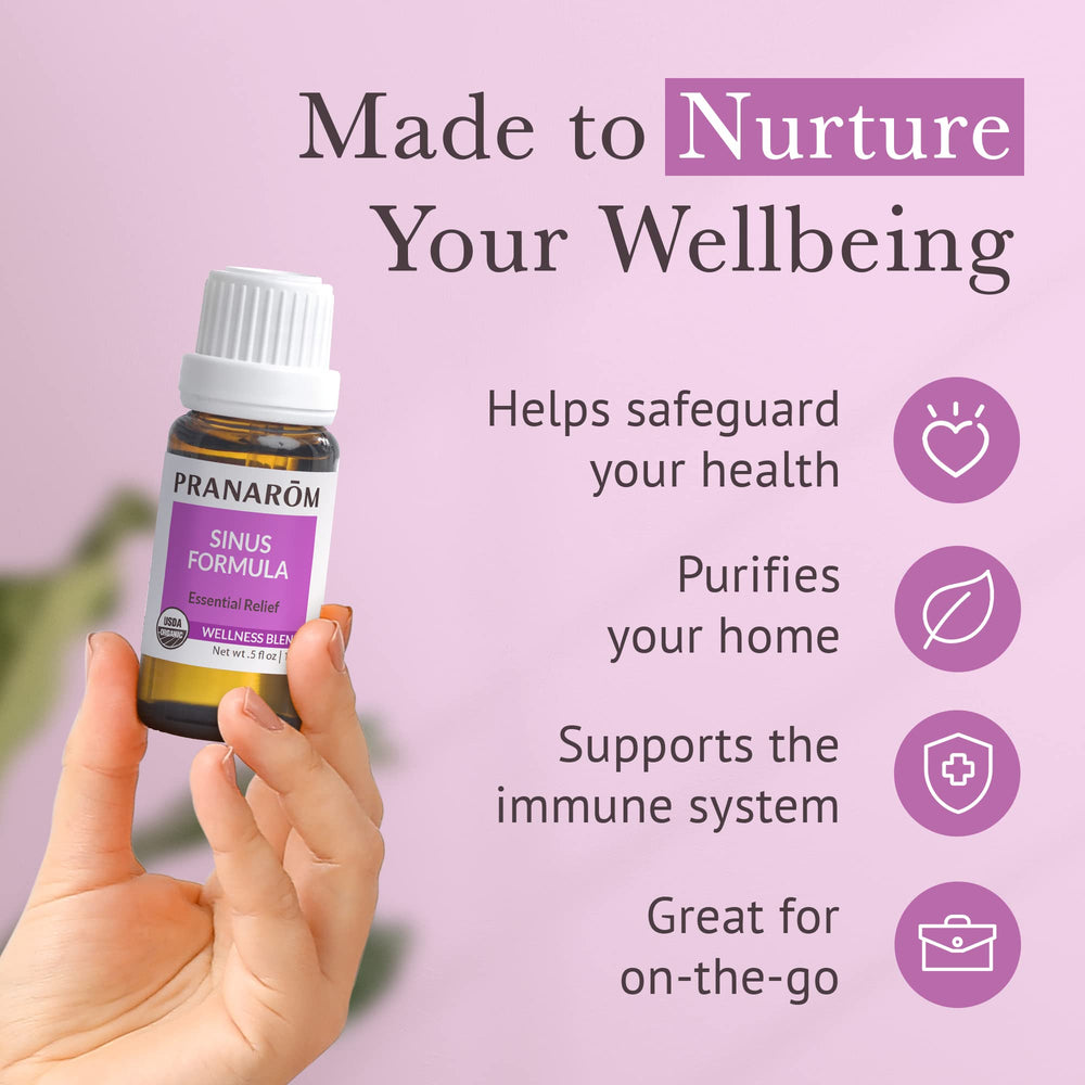 Sinus Formula bottle with dropper