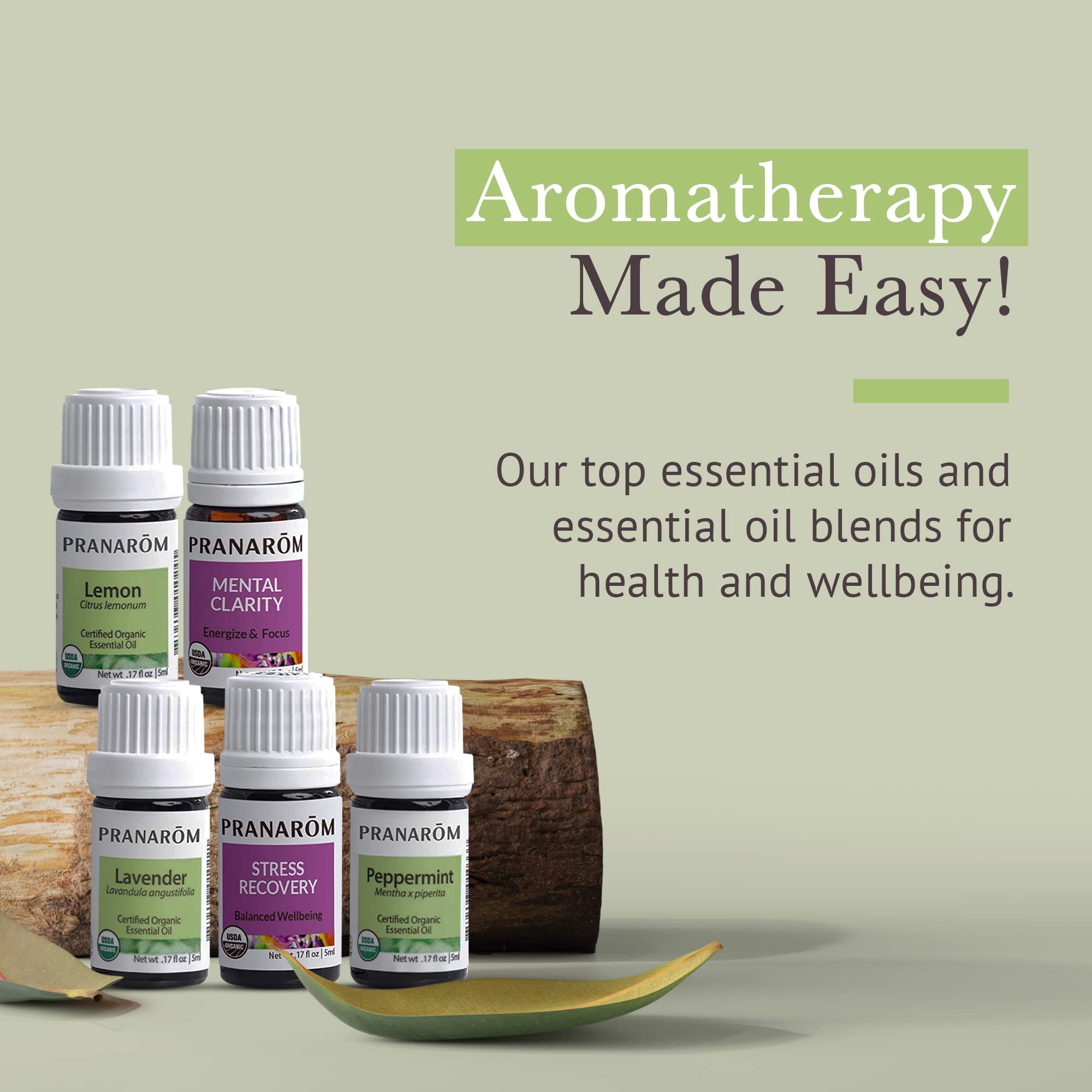 Lemon essential oil 5ml bottle from Pranarom starter kit