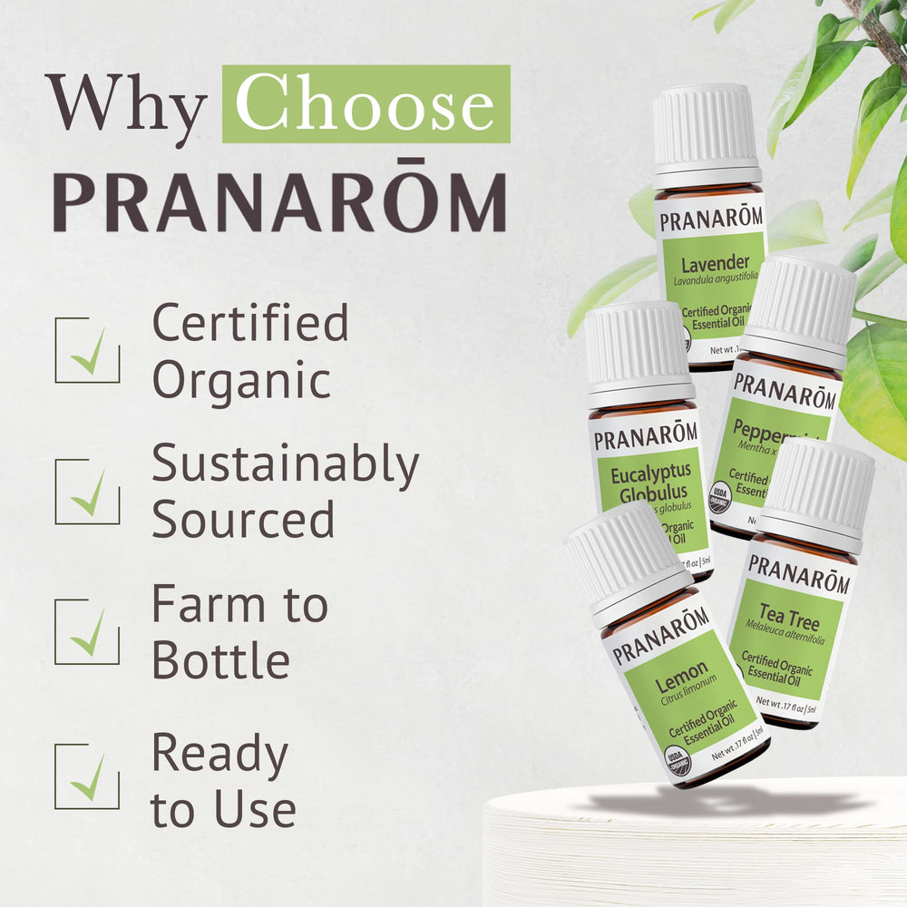 Pranarom Top 5 Essential Oil Kit packaging and display