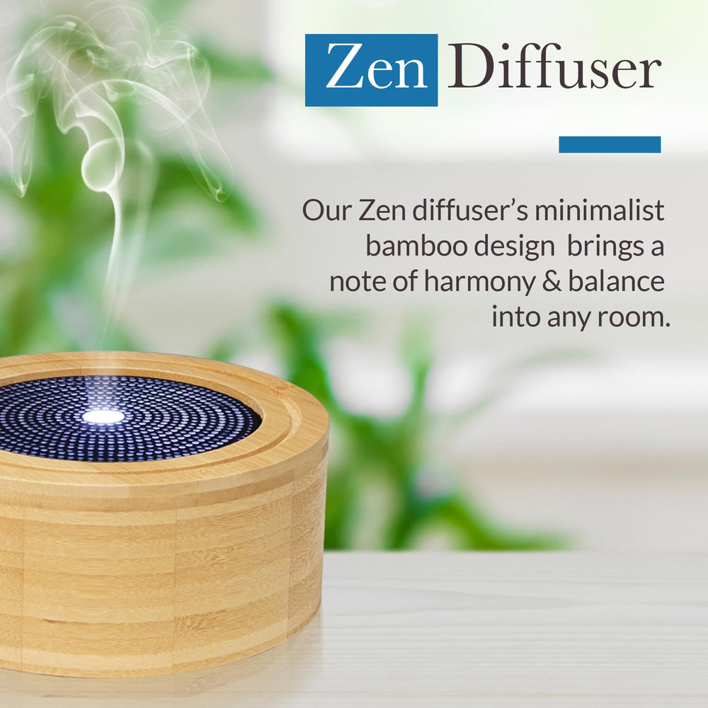 Pranarom Zen Diffuser multiple light options create customizable mood lighting.