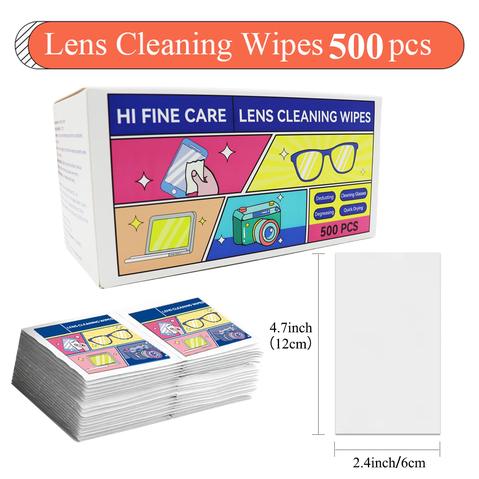 Individually wrapped wipes for travel
