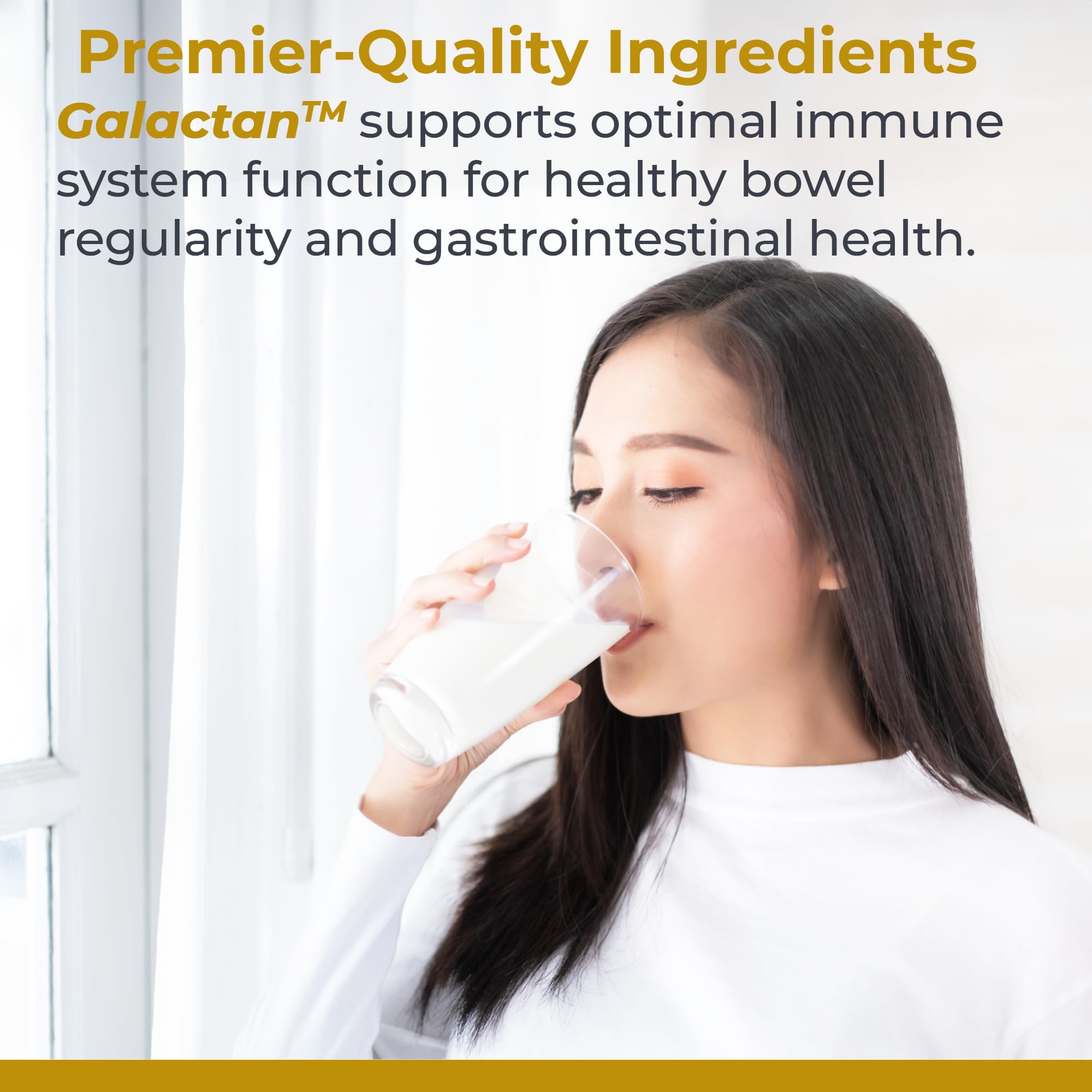 Serving suggestion of prebiotic fiber mix