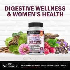 Lifestyle shot of a woman taking one capsule daily