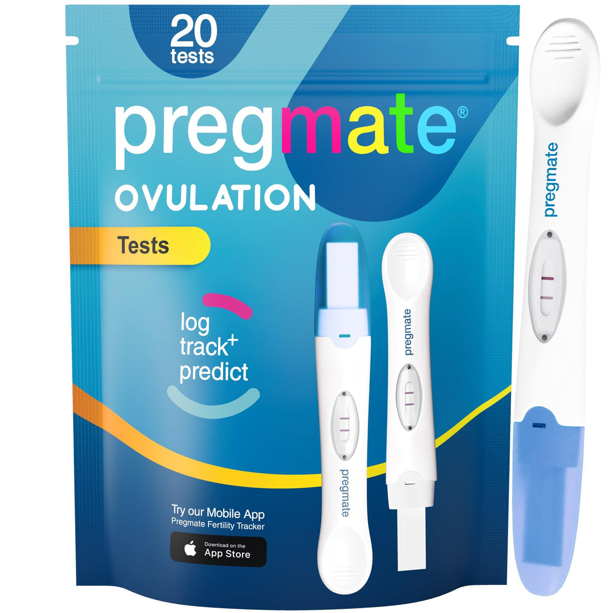 Pregmate Ovulation Midstream Tests - 20 Count box front