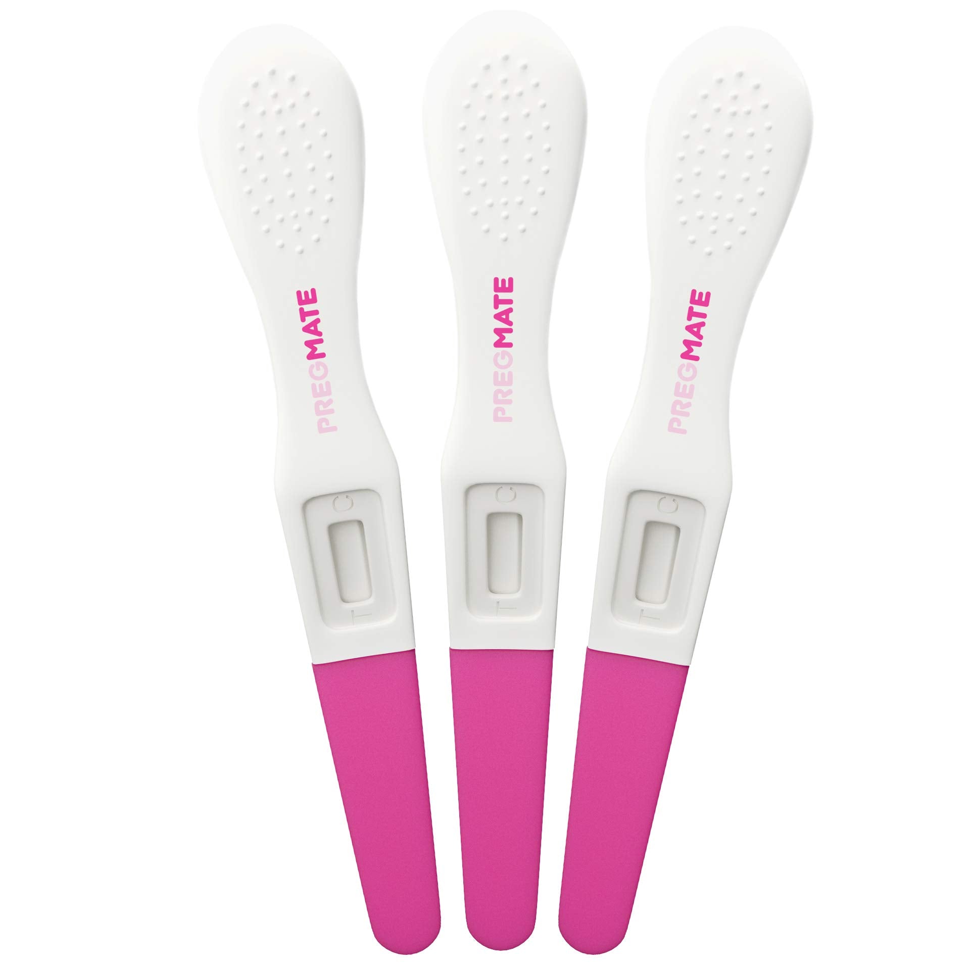 Open Pregmate 10-count midstream test kit with individual tests
