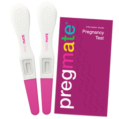 Close-up of a Pregmate test showing the result window