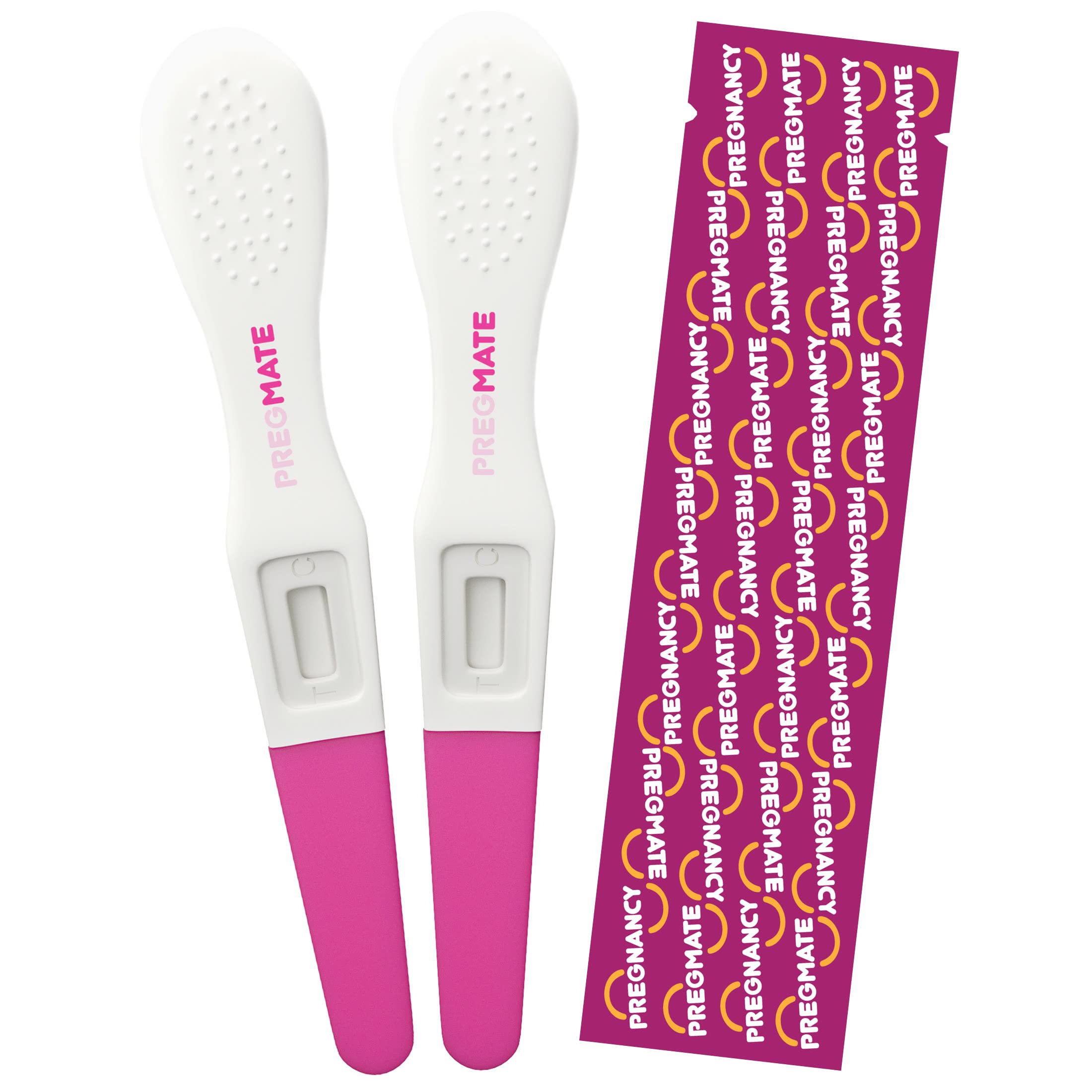 All items from the Pregmate 10-count test kit laid out