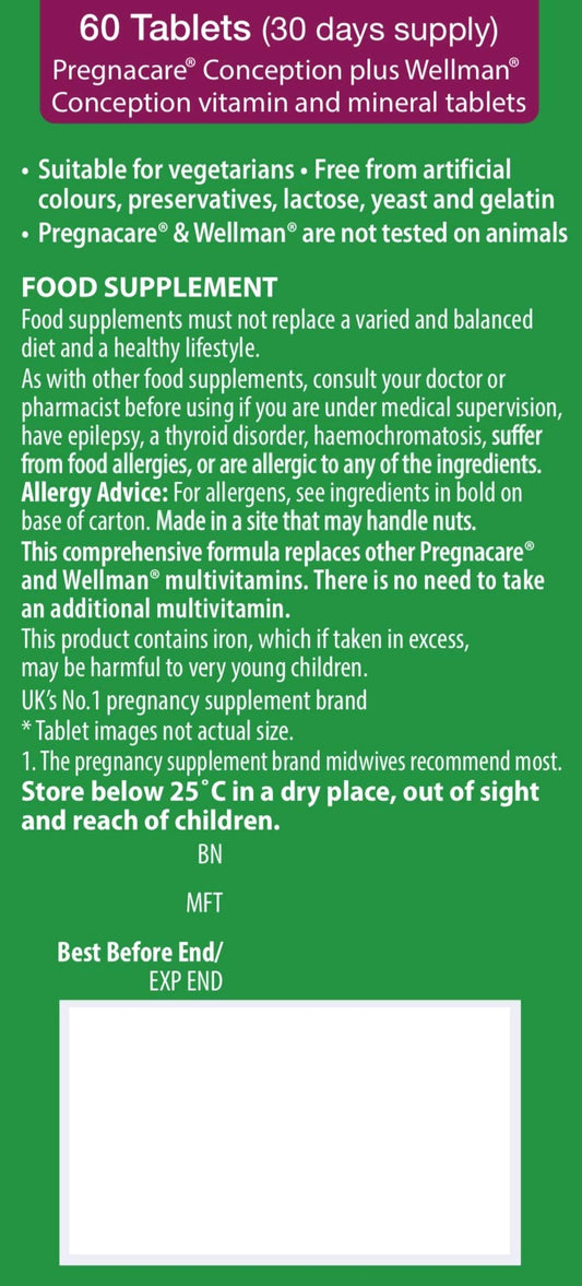 Pregnacare Conception tablets for women