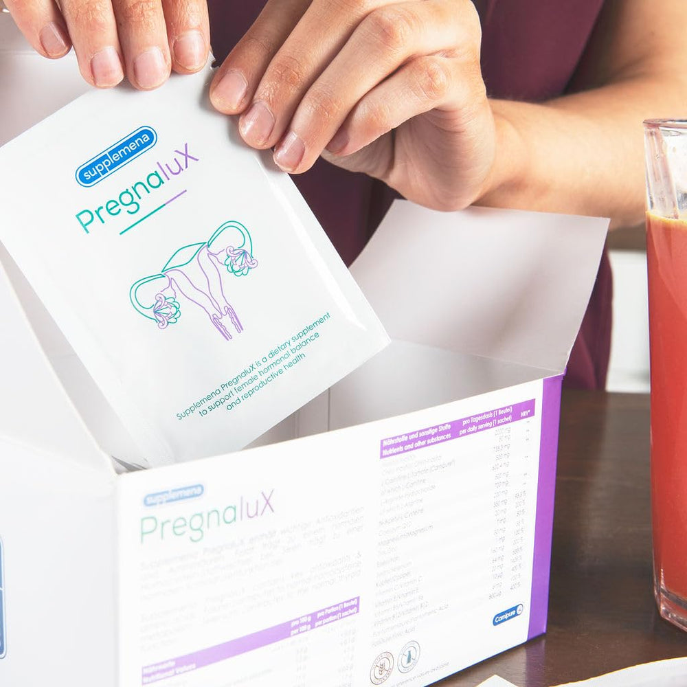 Fertility wellness concept with a happy, healthy glow