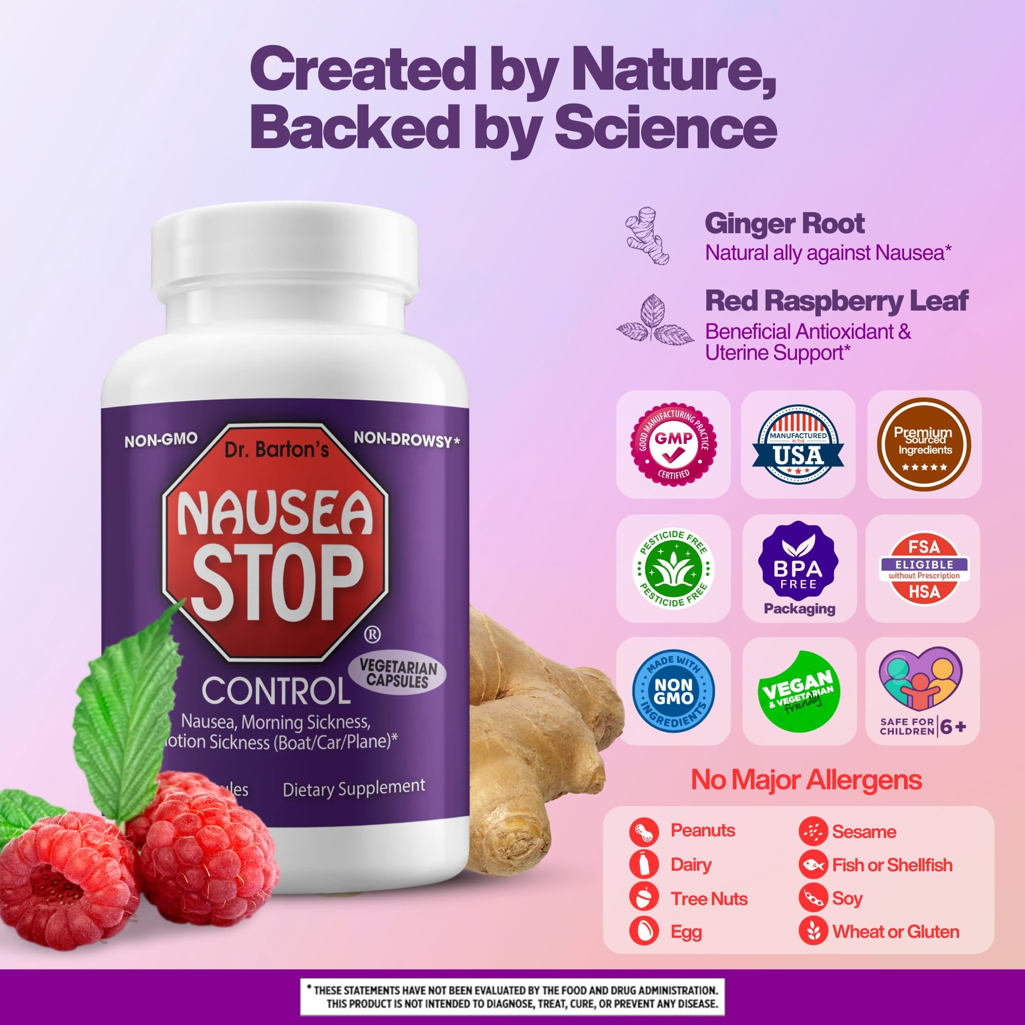 Pregnancy morning sickness relief with Nausea Stop