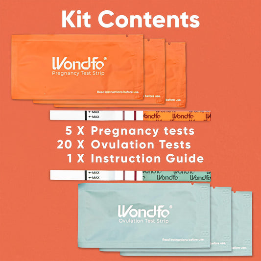 Individual sealed fertility test strips for privacy