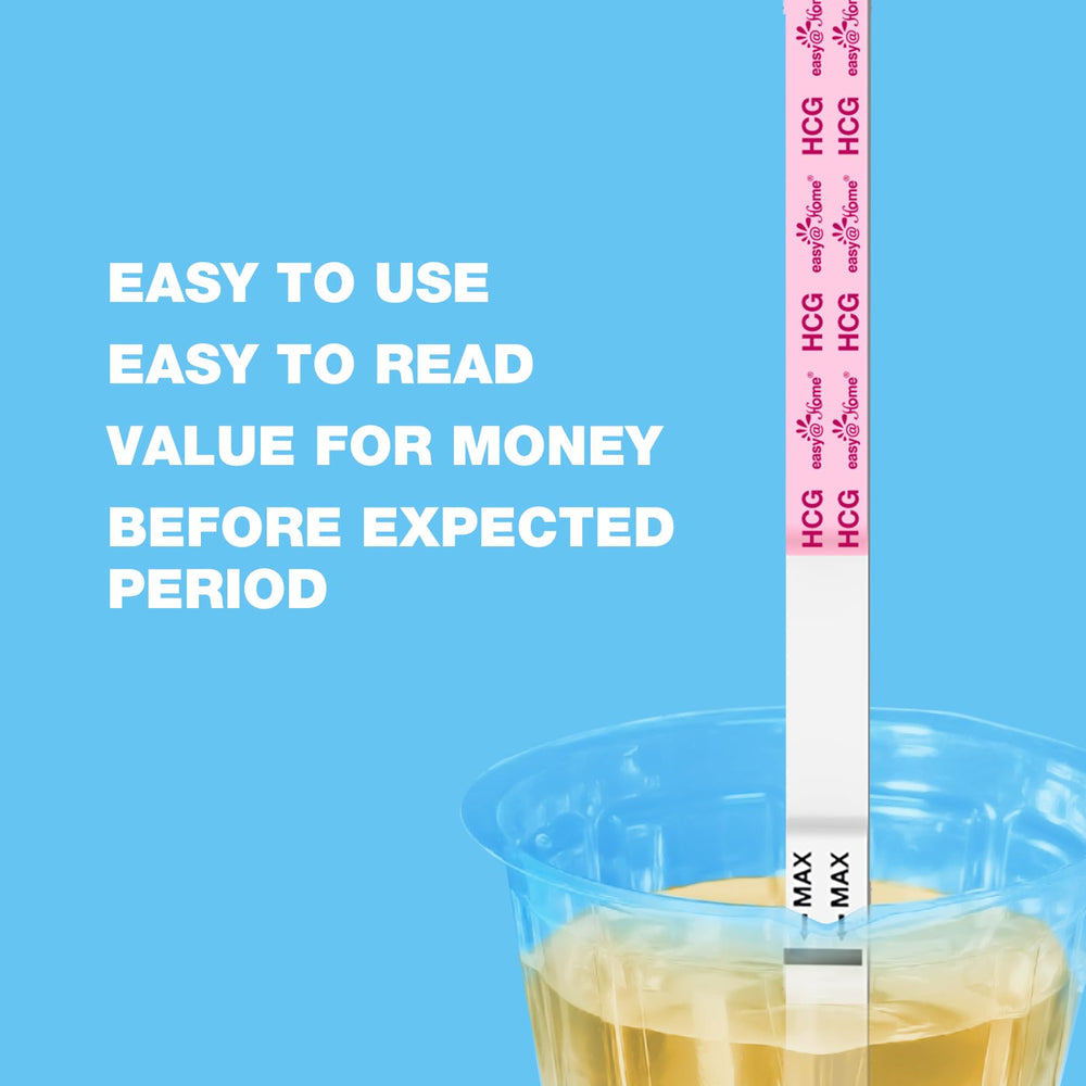 10 pregnancy test strips included