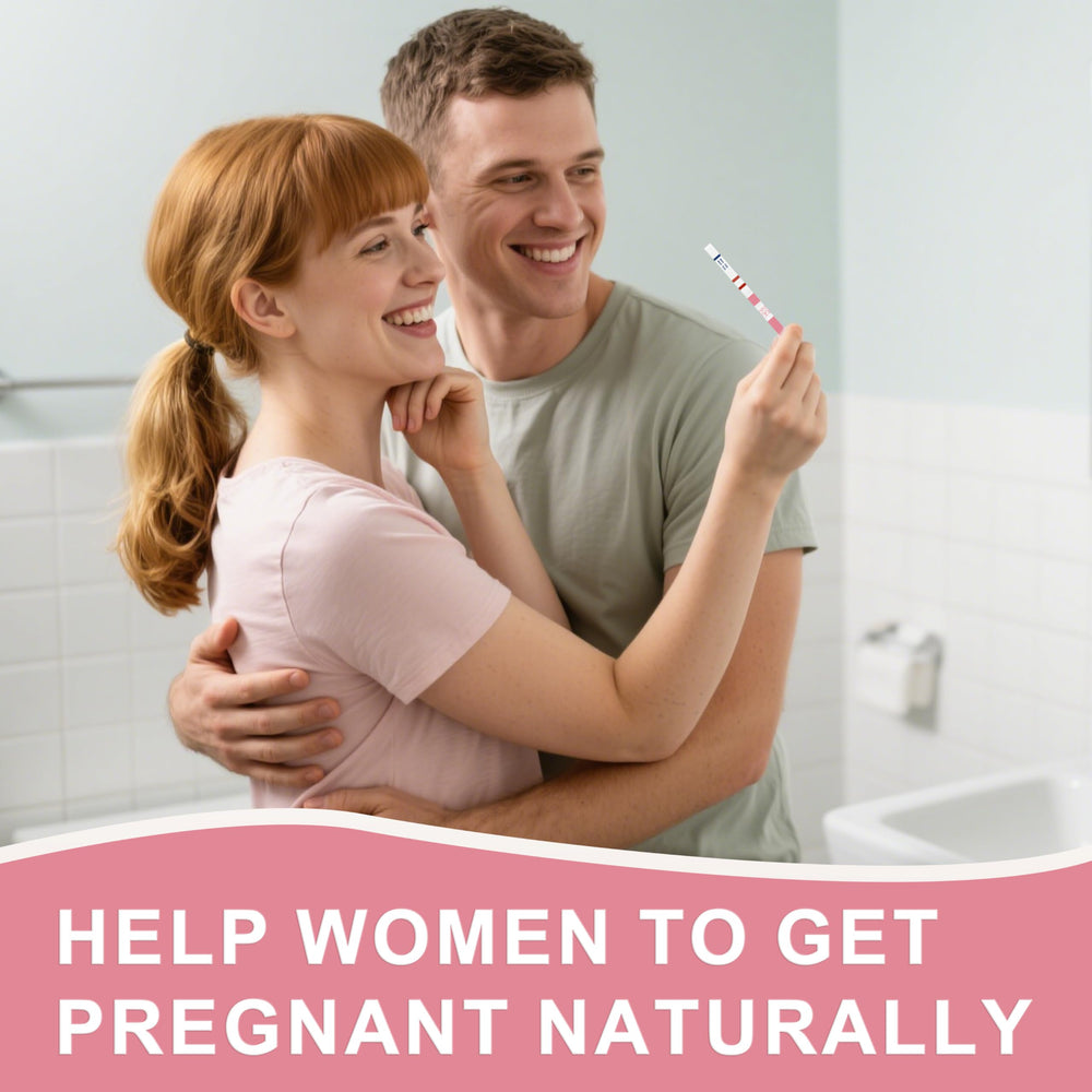 Test strip with a single line indicating not pregnant