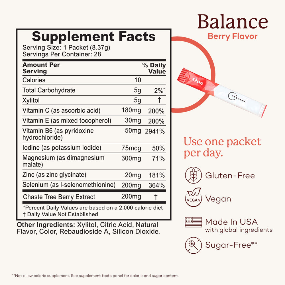 USA-made Premama Hormone Balance quality and potency