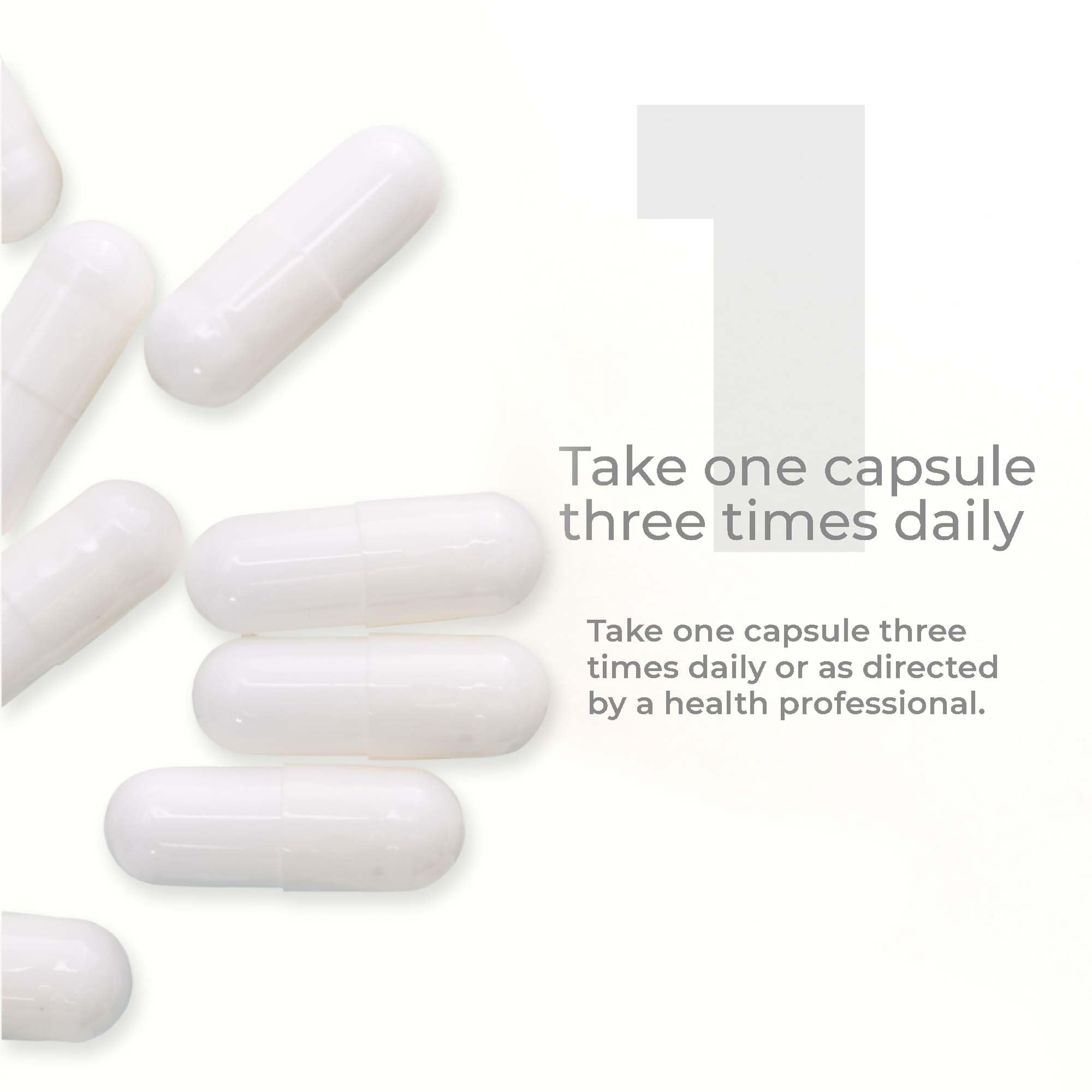 Display of 30 vegetarian capsules