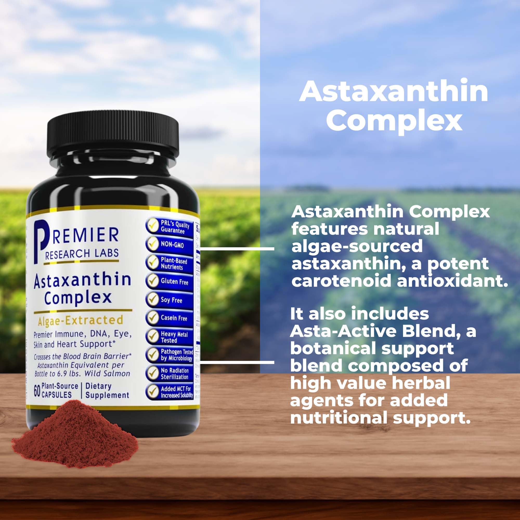Algae source illustration representing algae-derived astaxanthin
