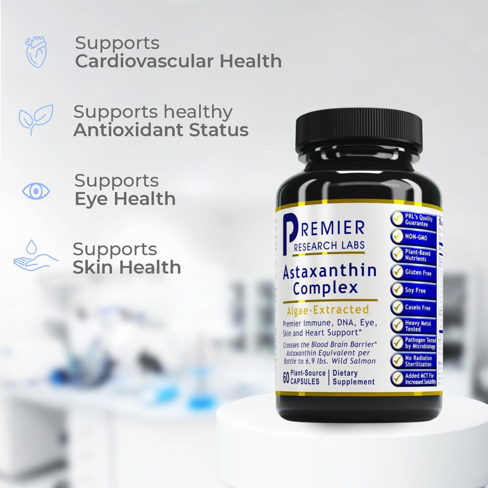 Premier Research Labs quality seal on product packaging