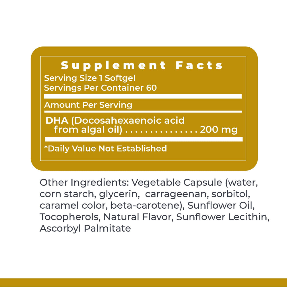 Lifestyle shot of a healthy adult with Premier DHA supplement bottle