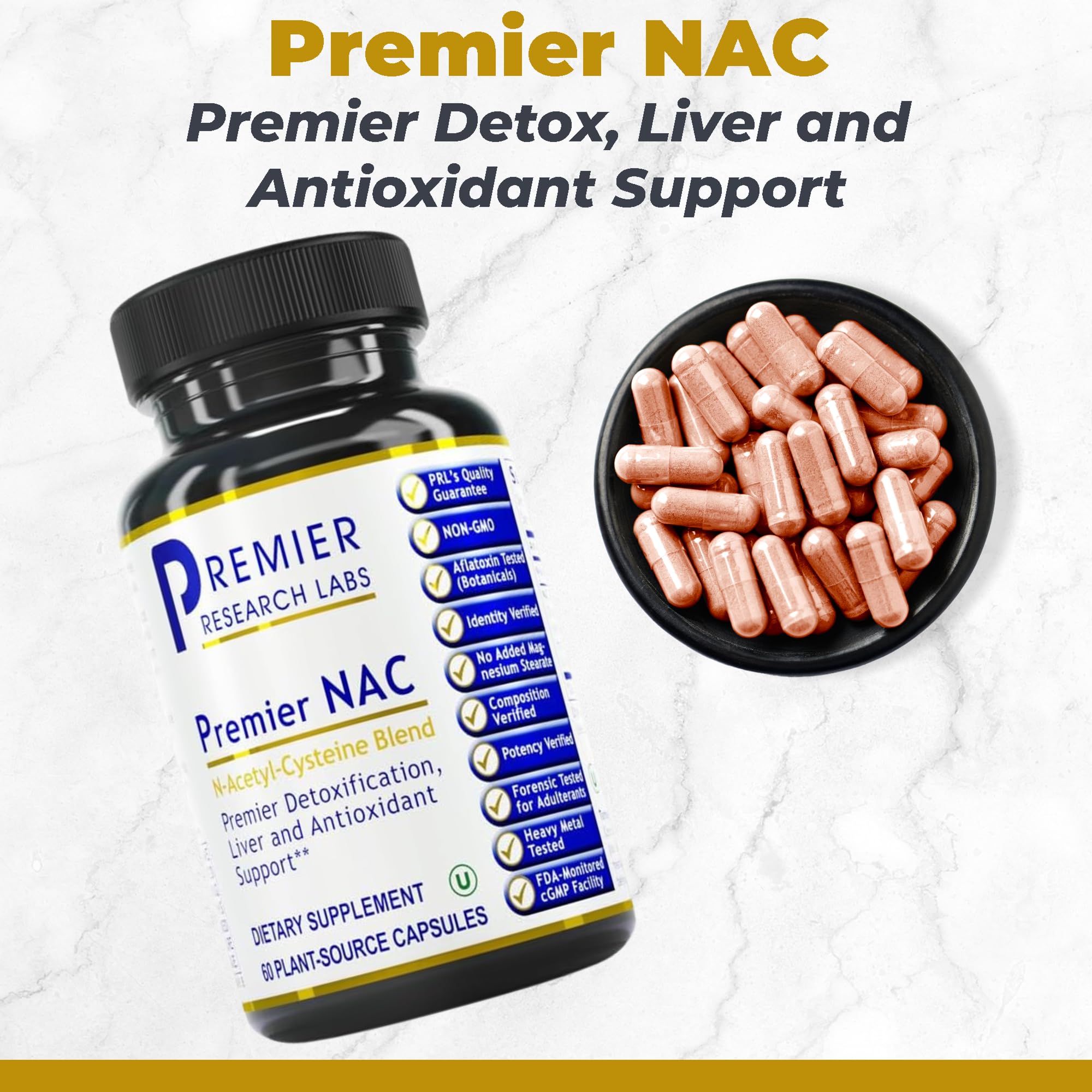NAC liver and immune support formula