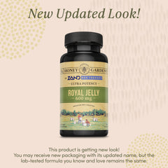 Close-up of Premier One Royal Jelly 2000mg Minerals bottle label