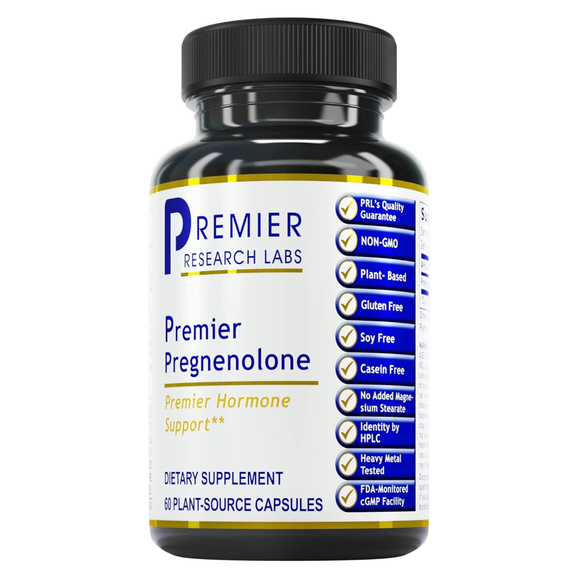 Bottle of Premier Pregnenolone 100 mg