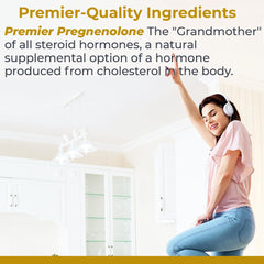 Plant-based vegan capsules of Premier Pregnenolone