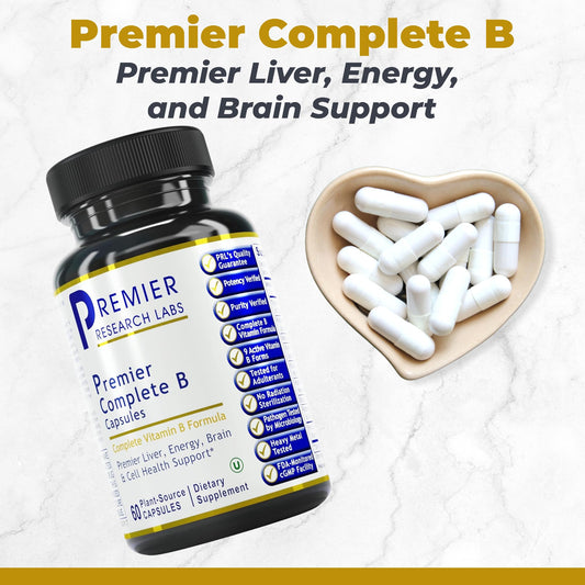Vitamin B Complex featuring 9 active B vitamins