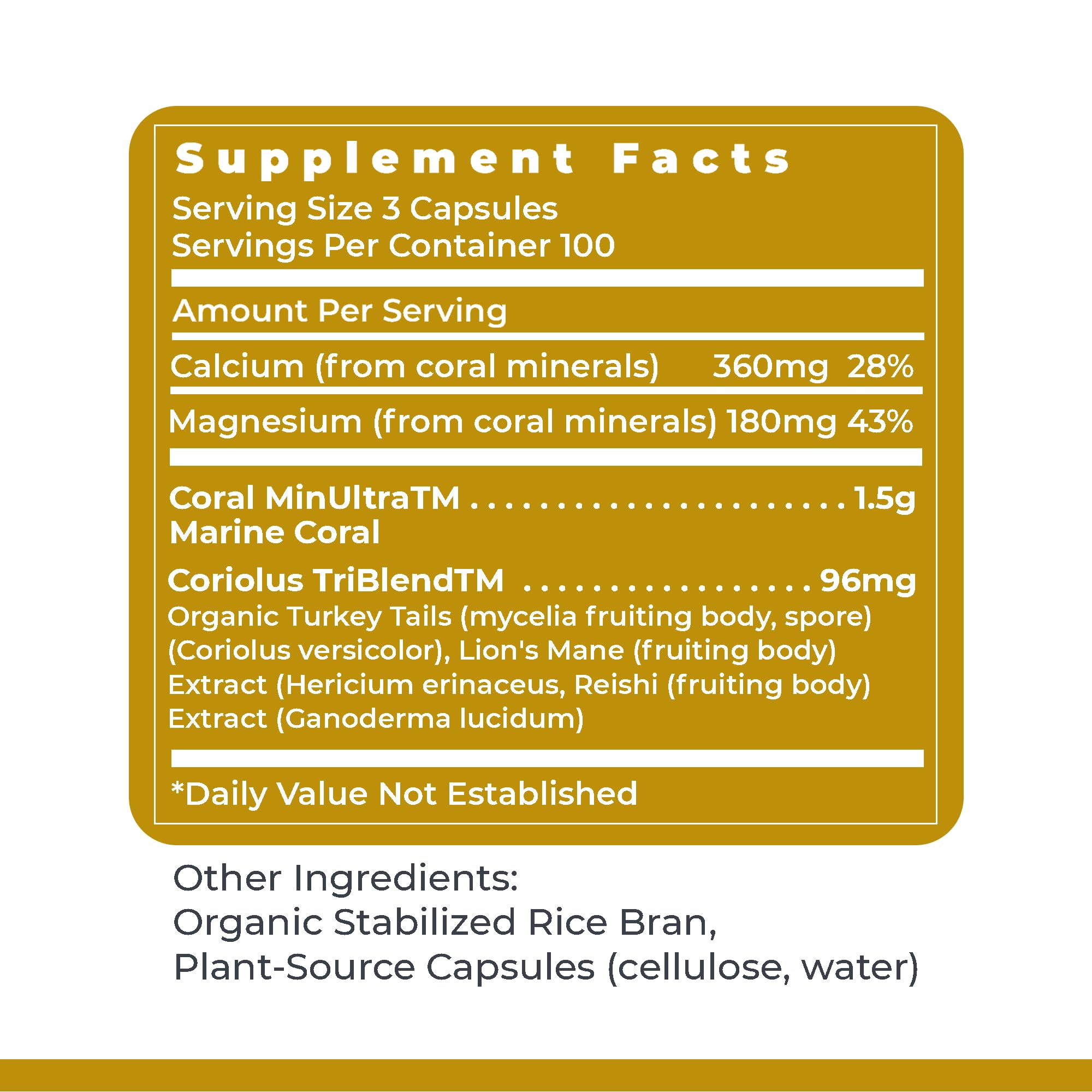 Front label of Premier Research Labs Calcium Magnesium Plus showing 300 vegetarian capsules