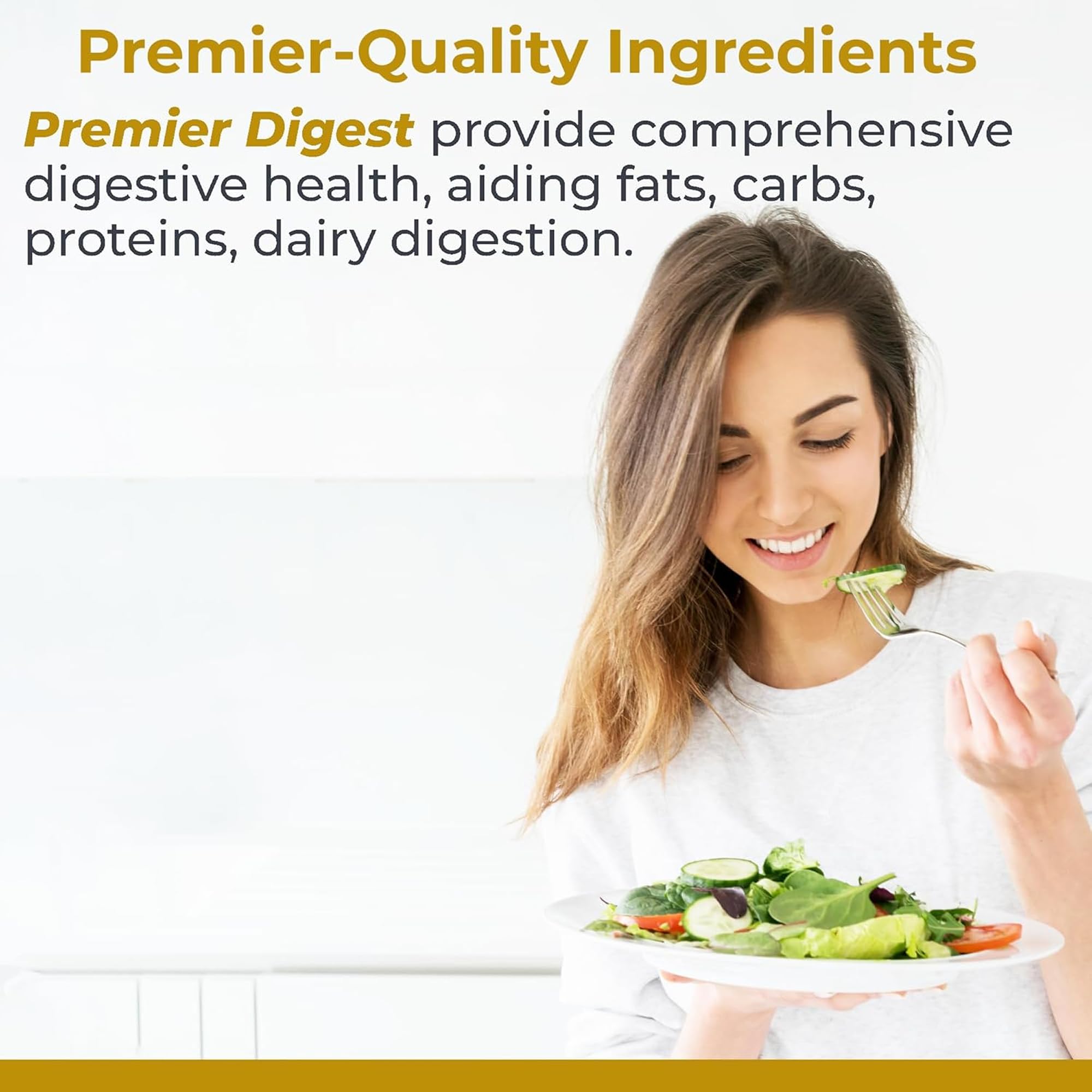 Probiotic and prebiotic ingredients in Premier Research Labs digestive formula