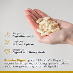 Digestive health support for men and women with enzyme blend
