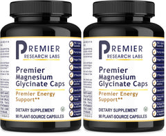 Premier Research Labs Magnesium Glycinate supplement bottle with label