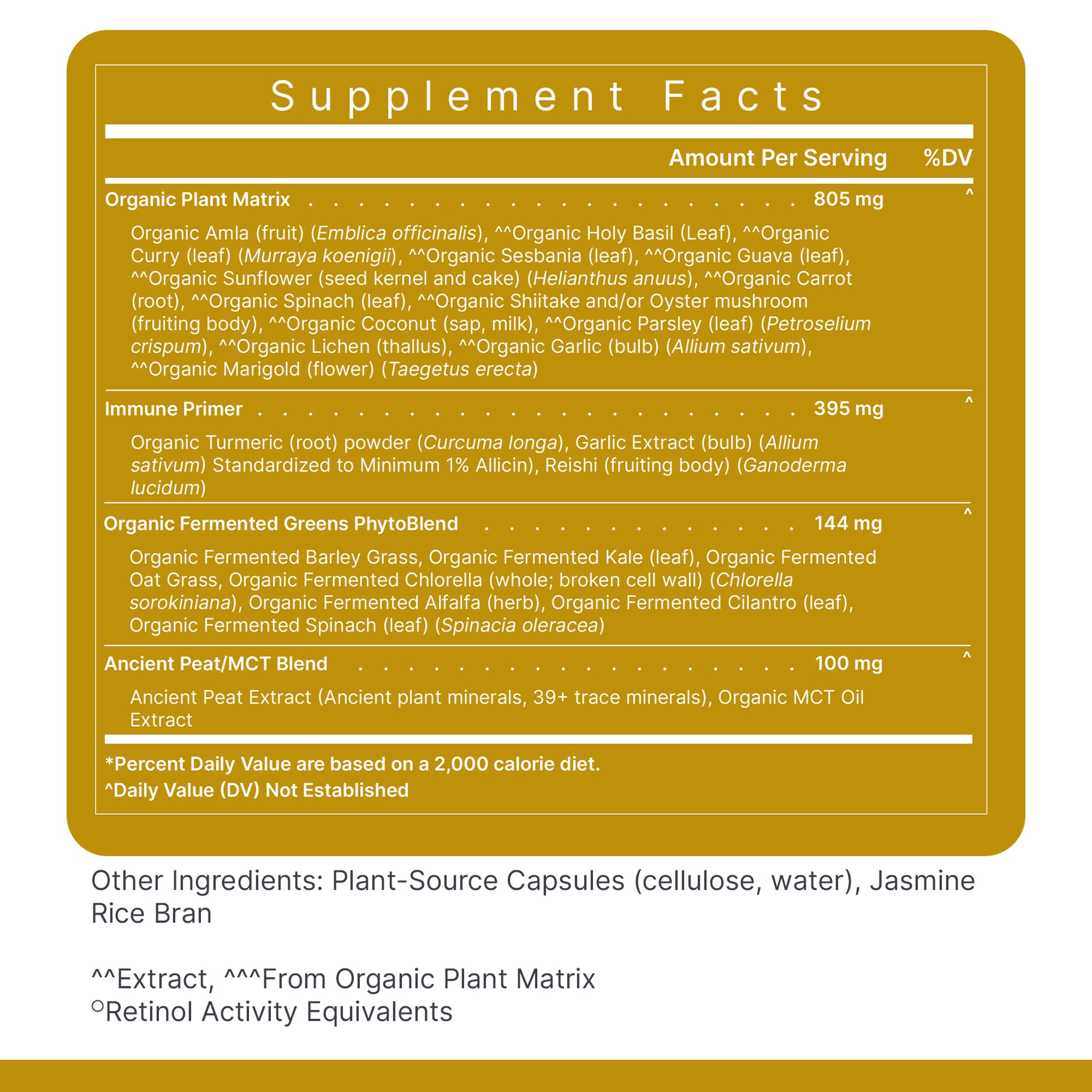 Vegan plant-based capsules for immune support
