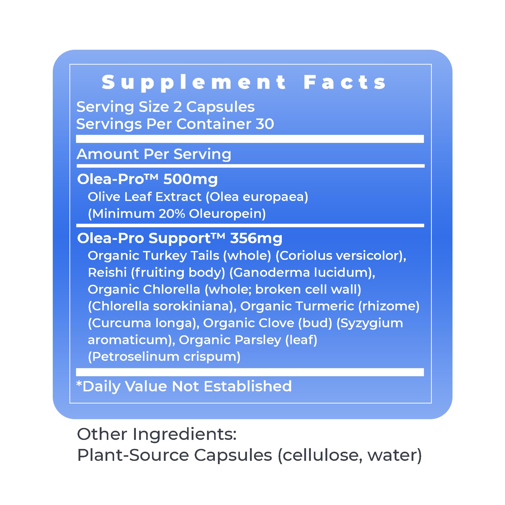 Premier Research Labs Olive Leaf Immune packaging front view