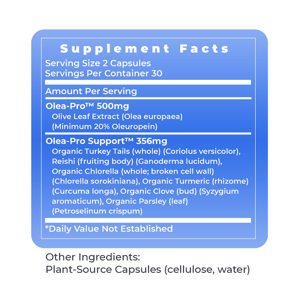 Premier Research Labs Olive Leaf Immune packaging front view