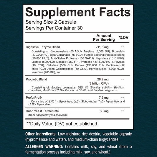 Box front displaying 4-in-1 probiotic label