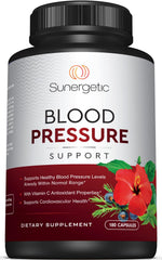 Premium Blood Pressure Support bottle with label