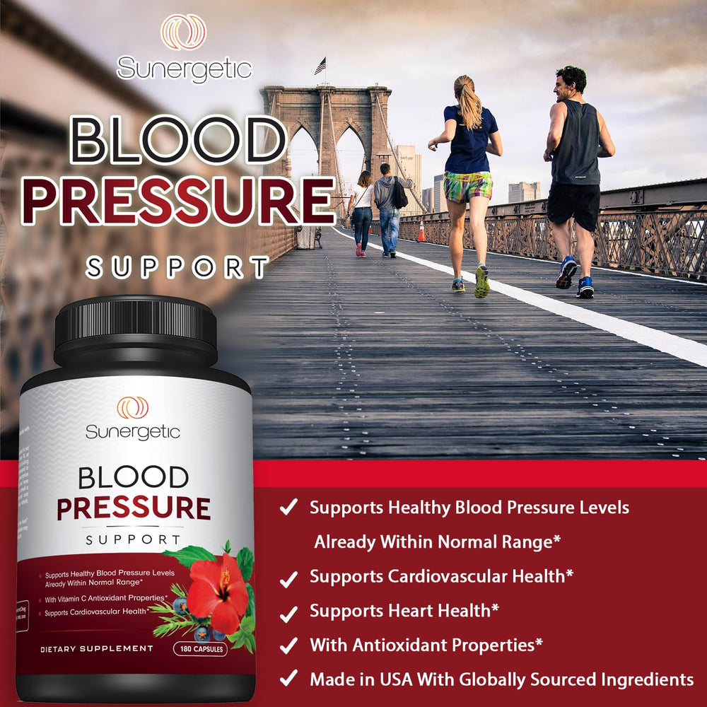 Made in USA Blood Pressure Support supplement packaging