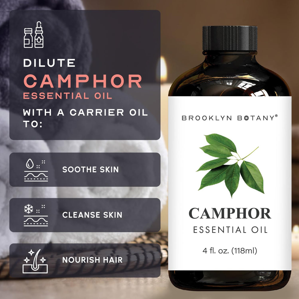 Premium grade camphor essential oil - professional grade