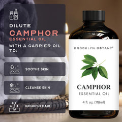 Premium grade camphor essential oil - professional grade