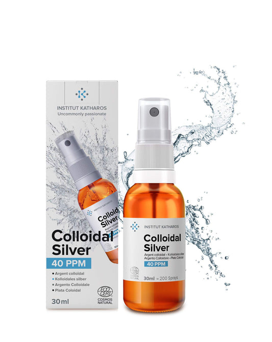 Premium colloidal silver spray bottle label