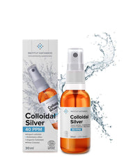 Premium colloidal silver spray bottle label