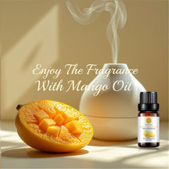Premium dark glass bottle with UV protection for mango oil
