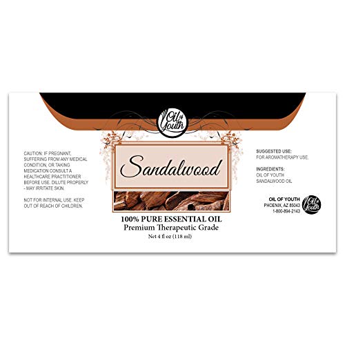 Premium dropper for precise application of sandalwood oil