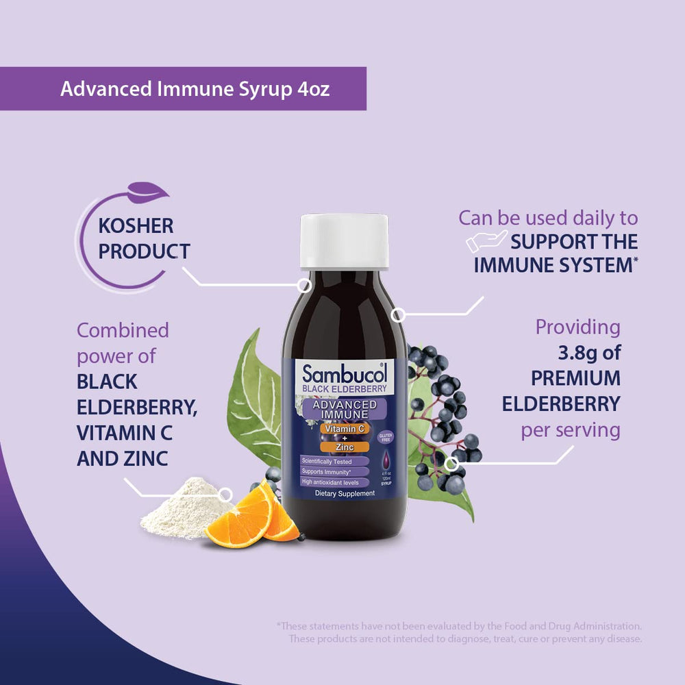 Premium elderberry syrup potency per serving